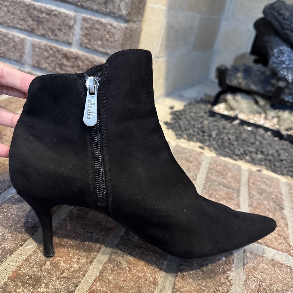 Charles by Charles David Amateur Ankle Bootie Pointed Toe Size 8.5 Black - Picture 6 of 14